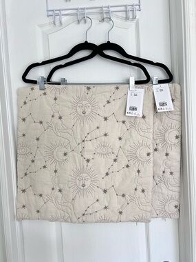 H&M Beige Cushion Covers 20x20 (set of 2)